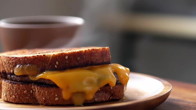 toast with melted cheese