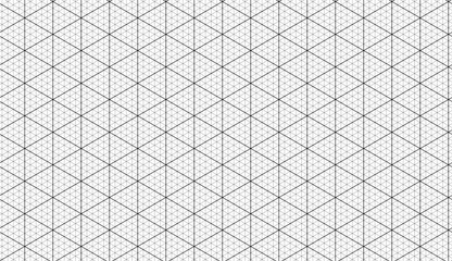 Isometric grid pattern