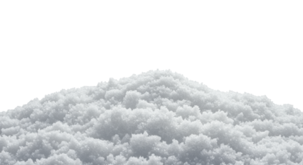 ultra detailed macro of pristine natural powdery snow with crystalline texture, bright high-key studio background, ample copy space. concept of high-quality luxury winter