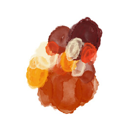 Abstract Watercolour Painting Art