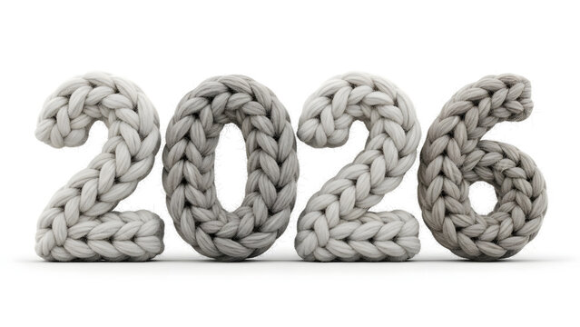 2026 knitted numbers yarn texture design