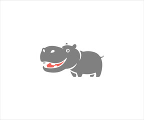 adorable hippo who is always cheerful