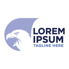 Stylized teardrop logo design isolated on white background