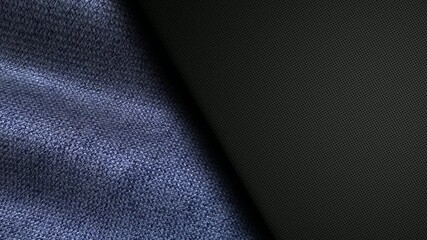 Sophisticated business background featuring indigo denim fabric texture waves that move in seamless steady flow contributing to a clean upscale animation suited for design usage