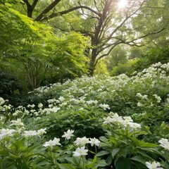 Enchanting Sunset Over Vibrant Poppy Field in Tranquil Countryside Landscape. 2
