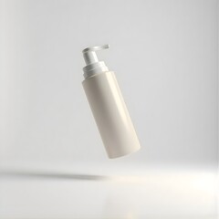 Minimalist Floating Product Dispenser Bottle Mockup