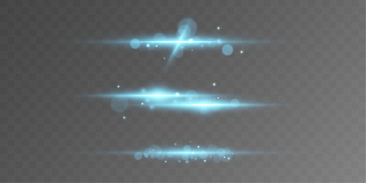 A glowing turquoise streak arcs gracefully, scattering tiny sparkling particles along its path. Its vibrant glow adds energy and dynamic flair. vector
