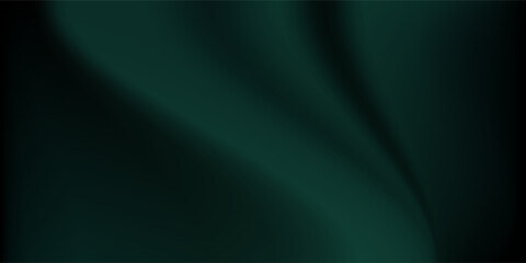 Green fabric cloth satin folded background and texture luxury style. Vector illustration