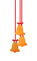 Christmas and New Year ornament designs with transparent background