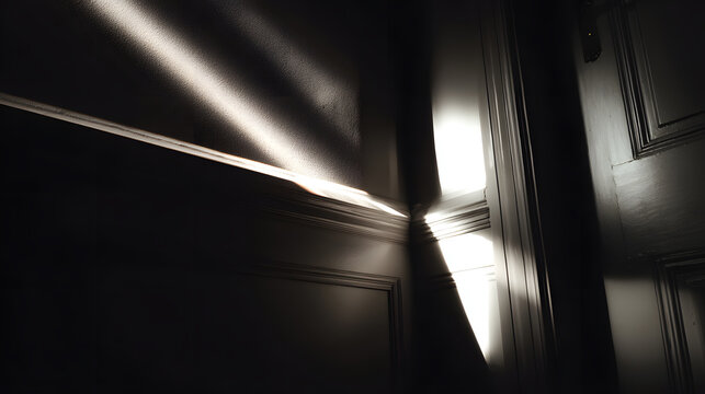 High-contrast noir lighting, deep blacks and sharp highlights, moody dramatic abstract texture, minimal composition, cinematic editorial style, premium 8k.