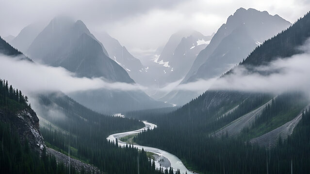 “Atmospheric Rainfall Scenes and Moody Nature Details for Microstock Photography” - Powered by Adobe