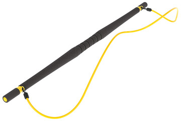 Gym stick, bar pilates, transparent background