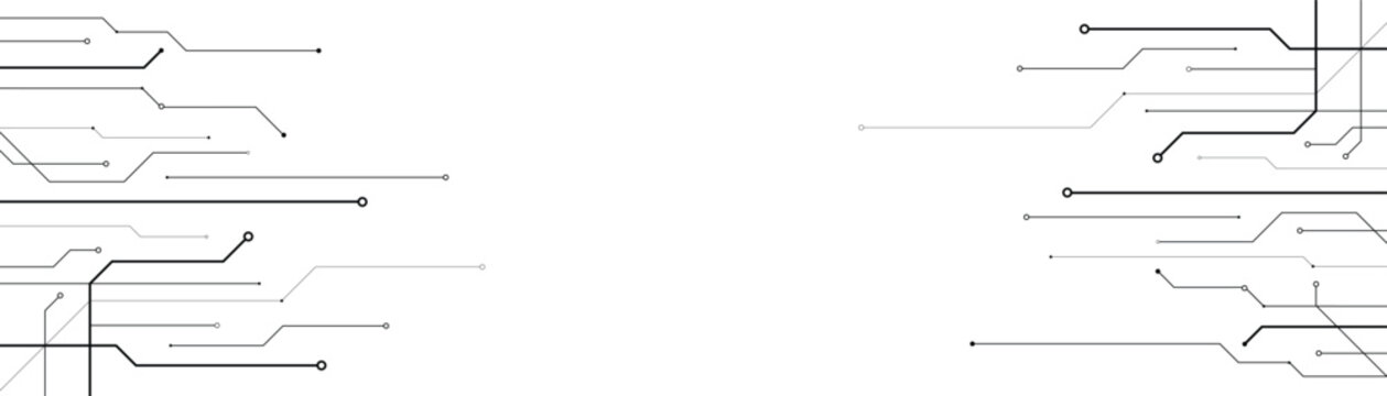 Technology lines background. Circuit board texture. Electronic pattern. Digital data backdrop. Computer system background.