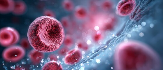 Dynamic visualization of red blood cells flowing rapidly through a human artery