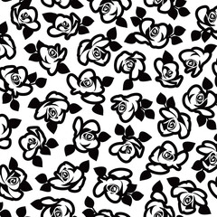 Abstract floral pattern perfect for textile design,