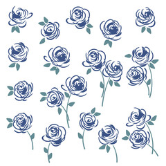 Abstract flower material ideal for textile design,