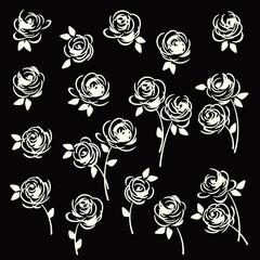 Abstract flower material ideal for textile design,