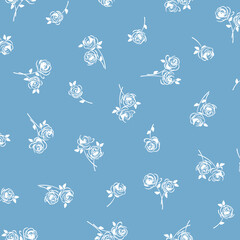 Abstract floral pattern perfect for textile design,