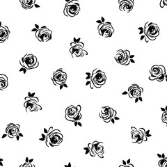 Abstract floral pattern perfect for textile design,