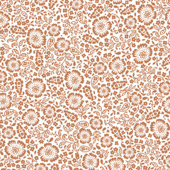 Beautiful seamless chintz pattern perfect for textiles,