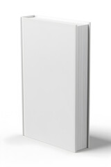 Naklejka premium 3D Render Standing Hardcover Book Mockup with Blank Cover