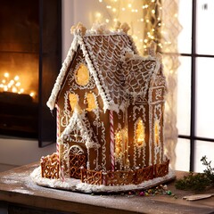 El M&aacute;gico Hogar de Jengibre Navide&ntilde;o