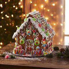 La Dulce Casita de Jengibre Navide&ntilde;a