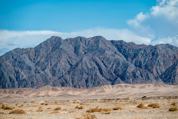 Mountains on the Gobi Desert in Northwestern China