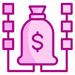 Budget Allocation Icon