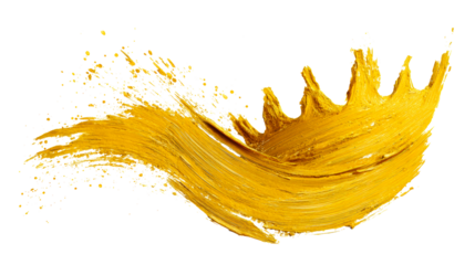 Golden abstract paint splash and splatter motion for dynamic creative expression in graphic layout and luxury branding projects