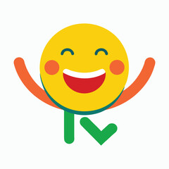 Colorful Christmas Greeting Illustration