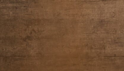 Rich, dark brown wooden surface showing prominent horizontal grain. Features a rustic, worn texture with subtle scratches and an aged finish, perfect for backgrounds