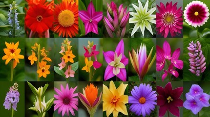 "Fantasy Botanical Art with Pearlescent Floral Sparkle"