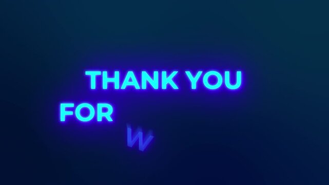Thanks for watching animation video. High-quality 4K Video