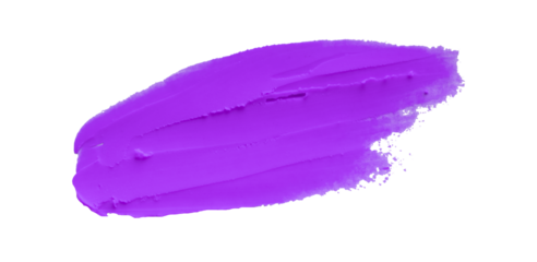 Purple clay texture on transparent background.