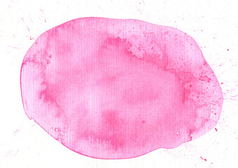 pink - Aquarell mit Textfreiraum, prima für Lettering