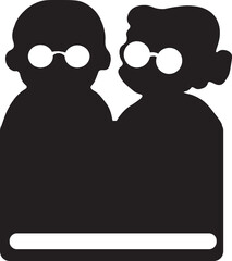 Babcia i dziadek zakładka prezent