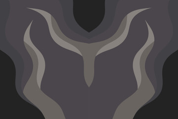 Abstract illustration with dark waves. Waves wallpaper.
