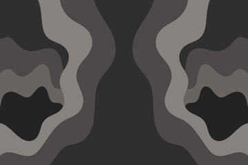 Abstract illustration with dark waves. Waves wallpaper.