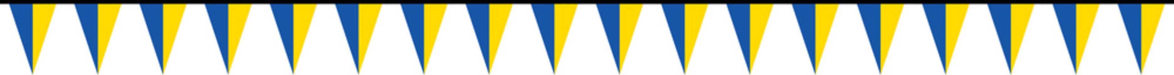 Seamless flag of Ukraine party bunting border. Flat design illustration.	
