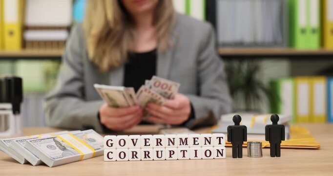 Exploring the shadowy world of influence in politics through tangible acts of corruption and deceitful exchanges on display