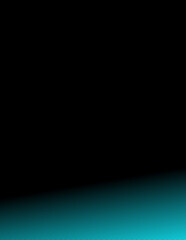 Schwarzer Hintergrund und türkise Streifen mit Farbverlauf