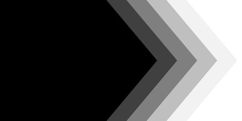 Schwarze Pfeil Illustration als Banner Vorlage