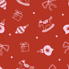 Christmas seamless pattern