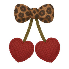 Faux Crochet Valentine's Day PNG