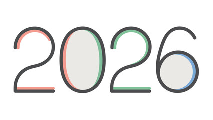 The Year 2026: An eye-catching graphic featuring the numbers 2026 with a subtle play of colors, indicating anticipation and the dawn of a new year.