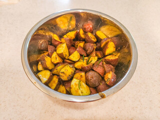 Roasted Potatoes in a Bowl