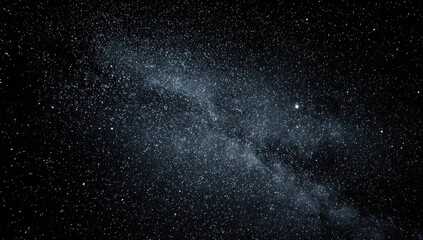 A sprawling, dark-blue cosmic vista of countless stars across a vast, inky blackness