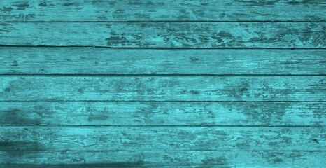 Blau türkise Holzbretter als Holz Hintergrund