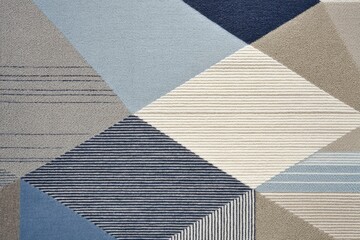 Geometric abstract background with triangular shapes and textured patterns in various neutral hues